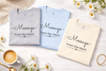 Message From The Heart – Christian Encouragement T-Shirt | Grace Over Noise : Before you start your day... God sees you. He hears your prayers. And he has not forgotten you. Keep goinog.