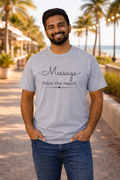Message From The Heart – Christian Encouragement T-Shirt | Grace Over Noise : If God brought you to it. He will bring you through it. Keep going.