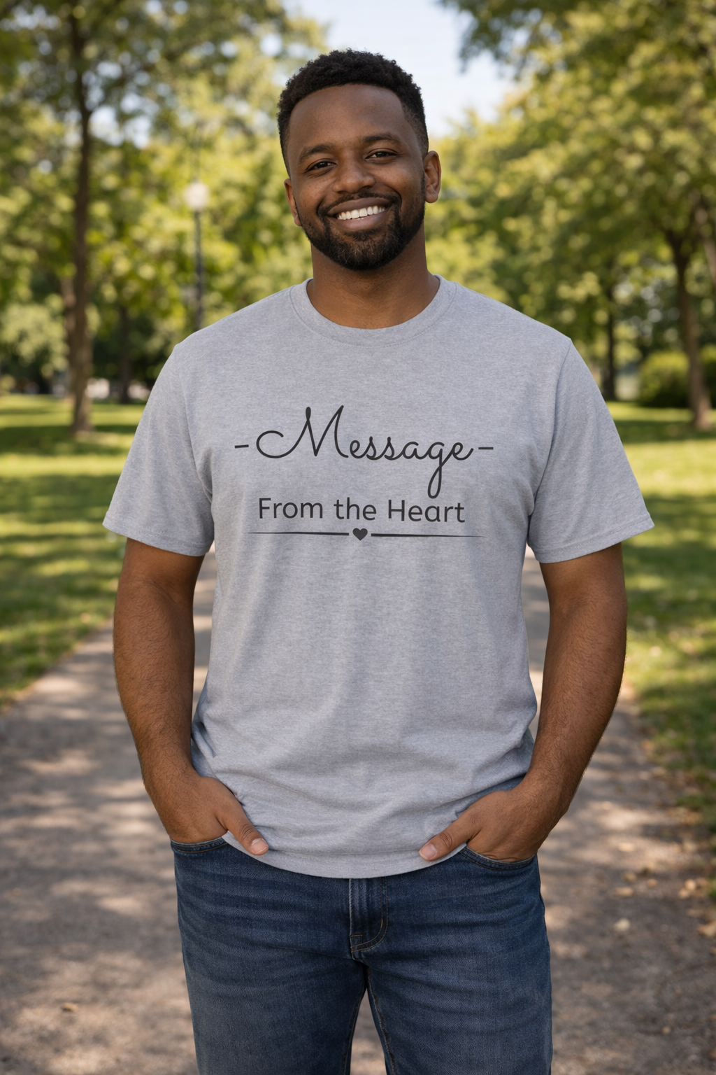 Message From The Heart – Christian Encouragement T-Shirt | Grace Over Noise : Sometimes God allows storms, not to break you, but to strengthen you, you're growing, even when it feels hard
