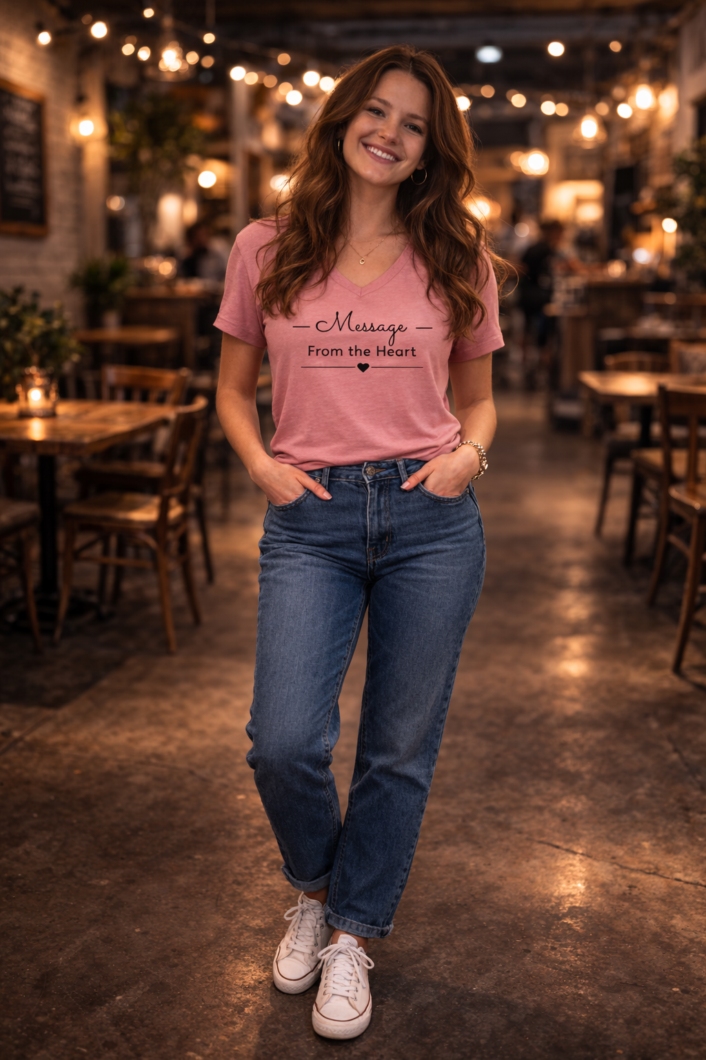 Grace Over Noise – Message From The Heart Encouragement Shirt : God is teaching me to trust Him, not just when life makes sense—but when it doesn’t.