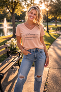 Grace Over Noise – Message From The Heart Encouragement Shirt : If God brought you to it. He will bring you through it. Keep going.